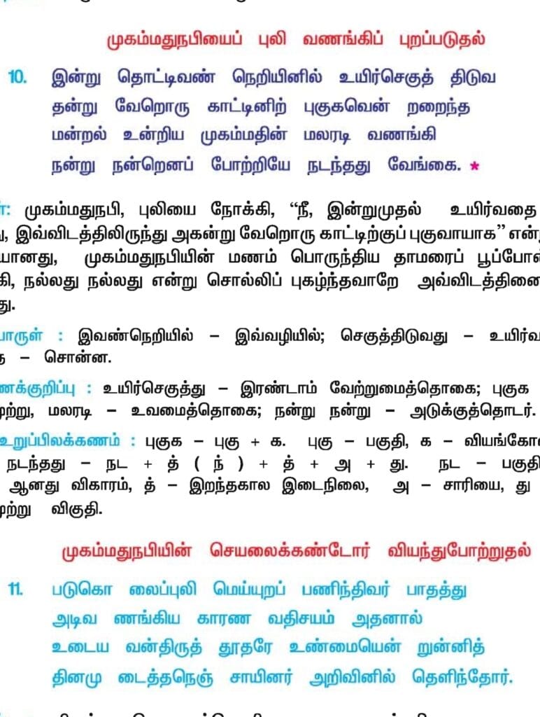சீறாப்புராணம் 6th – 12th