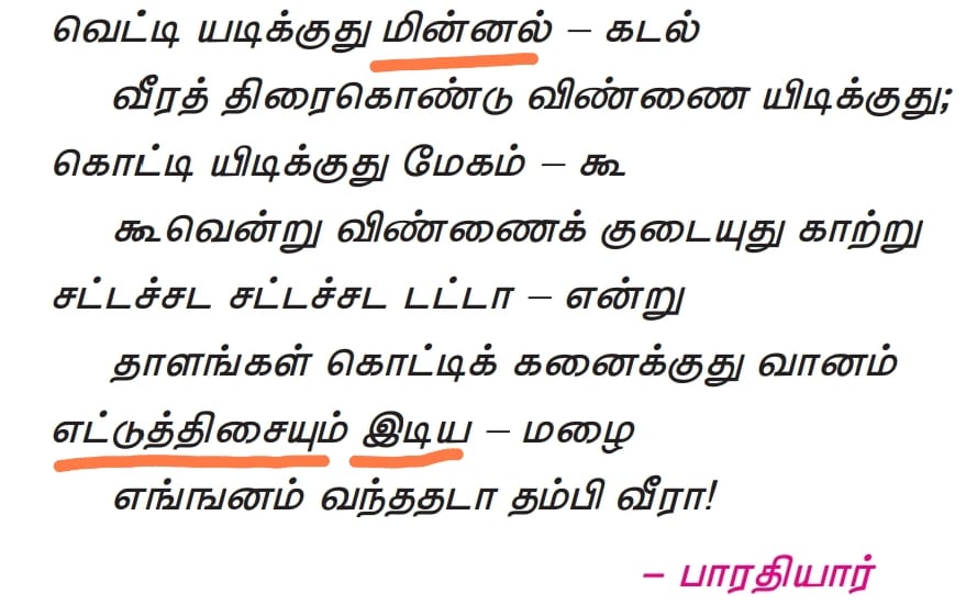 வெட்டி யடிக்குது மின்னல்