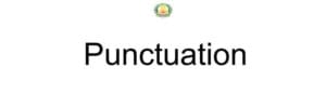 Samacheer Kalvi 10th English Grammar Punctuation